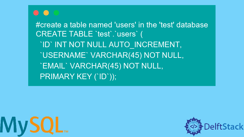 copy-table-structures-without-copying-data-in-mysql-delft-stack